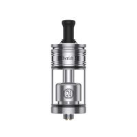 Vapefly Alberich II MTL RTA in silver, displayed against a white background.