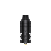 Vapefly Brunhilde 1o3 RTA in black, featuring a sleek, engraved design.