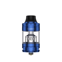 Vapefly Kriemhild II Sub-Ohm Tank available in gold, blue and silver colour options