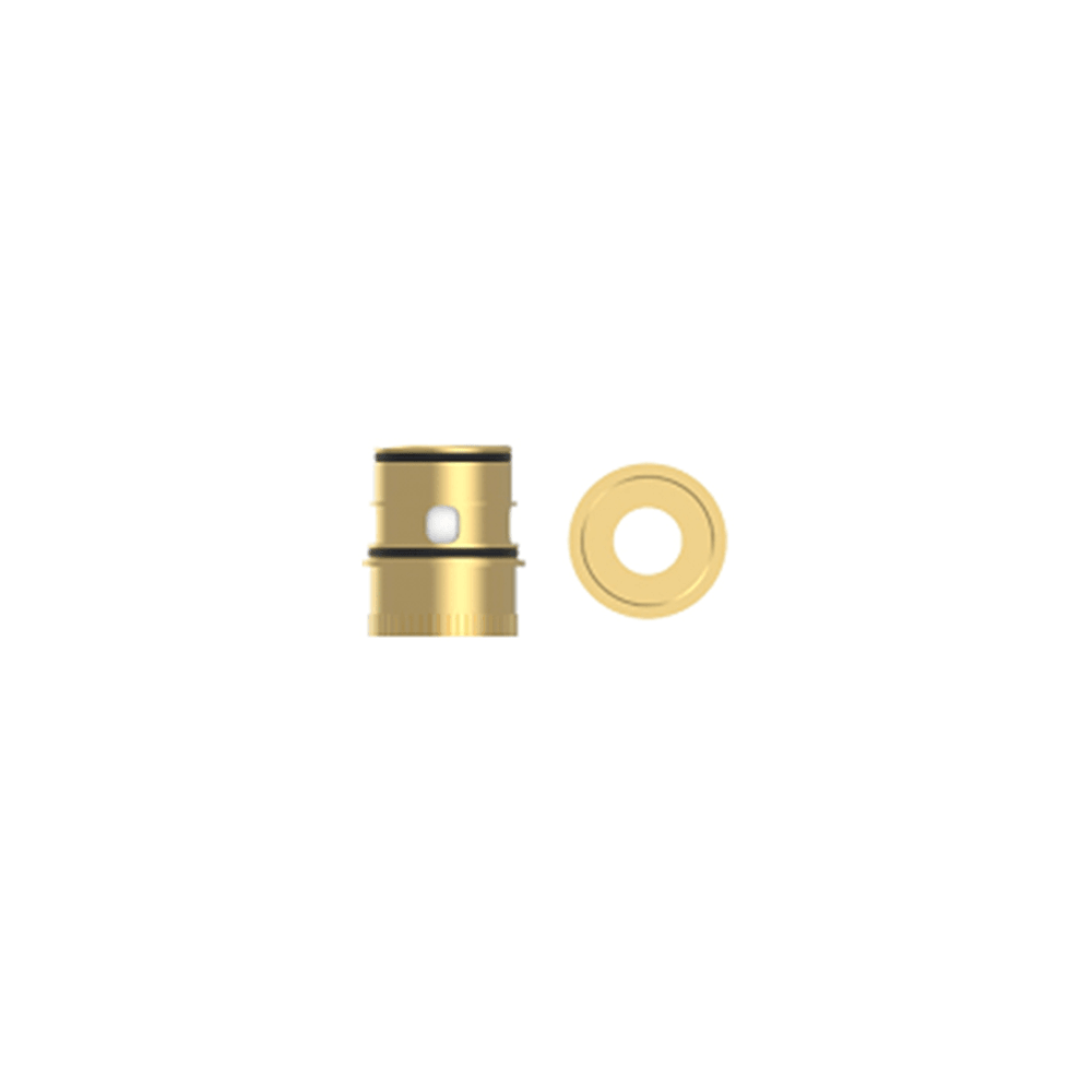 Gold Vapefly Kriemhild coil with a circular component, displayed on a white background.