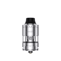 Vapefly Kriemhild II sub-ohm tank in silver, showcasing its sleek design.