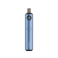 Blue Vapefly Manners R pod system vape kit, sleek design with a central button.