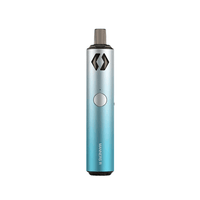 Vapefly Manners R pod system kit, sleek blue gradient design.