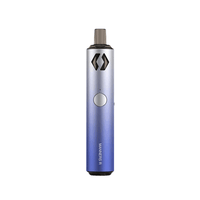 Blue Vapefly Manners R Pod System Kit with sleek design against white background.