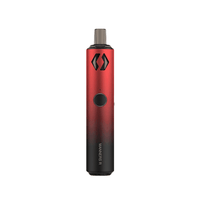 Red Vapefly Manners R pod system vape kit on a white background.