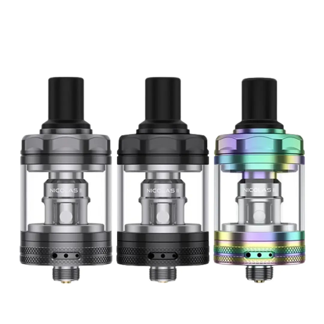 Vapefly Nicolas II MTL Tank | 510 Connection | Adjustable Airflow Vapefly Nicolas II MTL Tank | 510 Connection | Adjustable Airflow