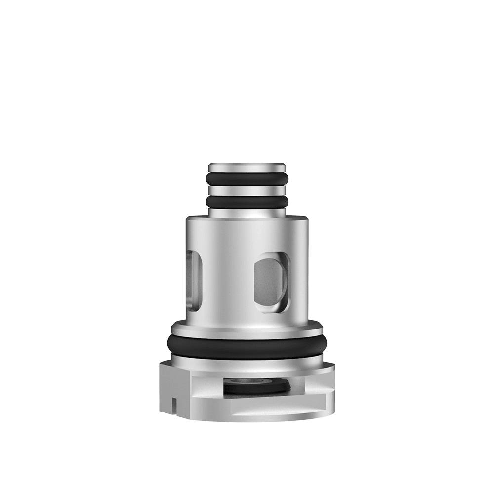 Vapefly TGO mesh coil head with silver finish and black O-rings.