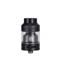 Vaperz Cloud Osiris Mini RTA in black, displayed on a white background.