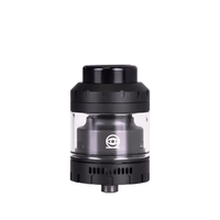 Vaperz Cloud Osiris RTA in black, displayed on a white background.