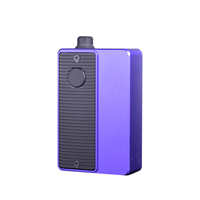 Purple Vaperz Cloud x Gerobak San AIO Kit with black detailing, shown on a white background.