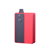 Red Vaperz Cloud x Gerobak San AIO Kit with black accents, shown on a white background.