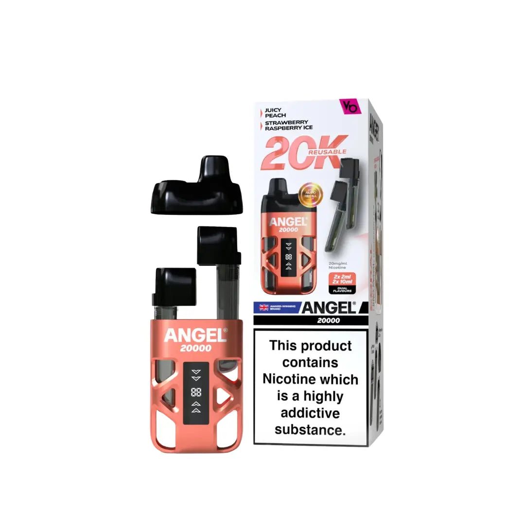 Angel 20K Prefilled Pod Vape Kit | 850mAh | Dual Flavour Twist Angel 20K Prefilled Pod Vape Kit | 850mAh | Dual Flavour Twist