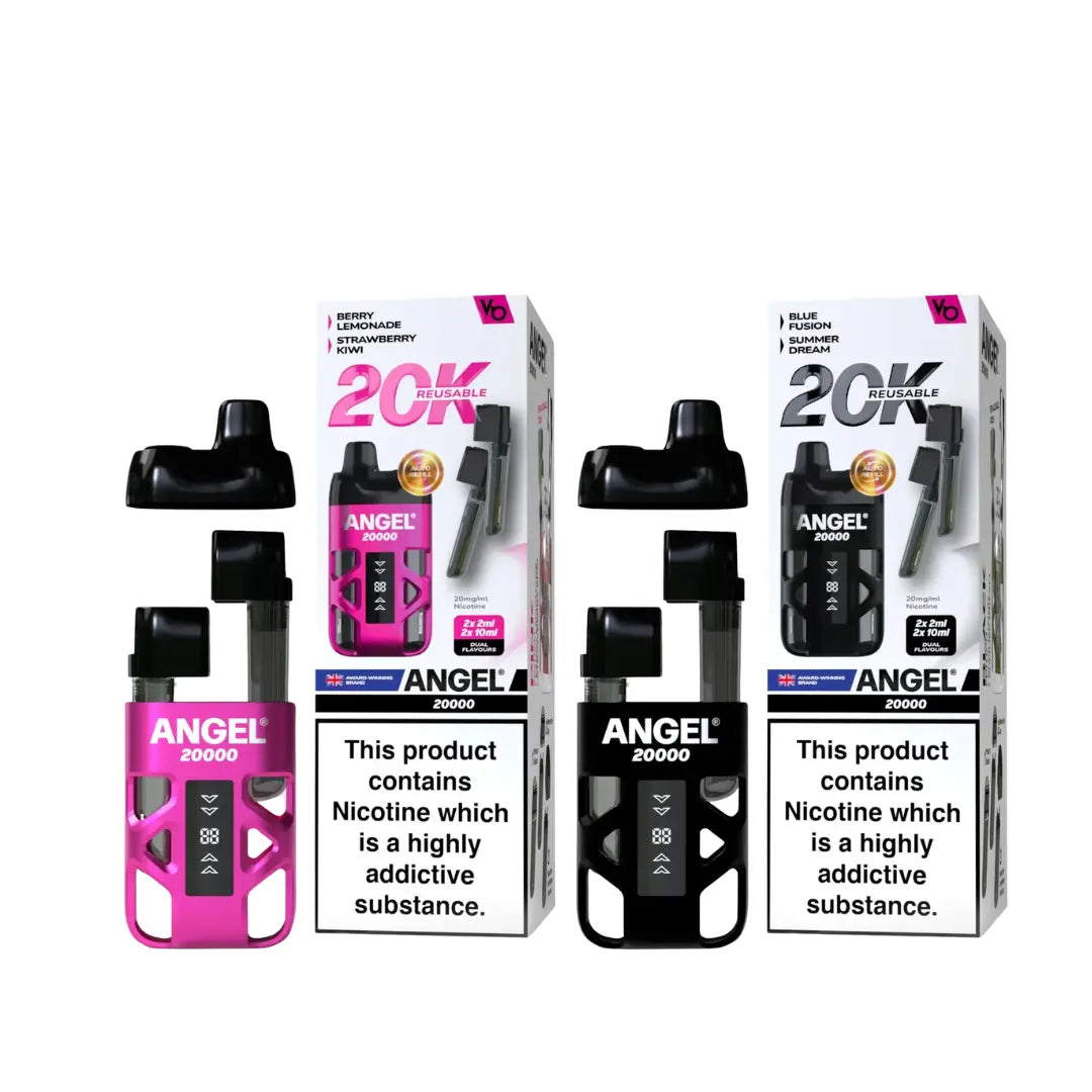 Angel 20K Prefilled Pod Vape Kit | 850mAh | Dual Flavour Twist Angel 20K Prefilled Pod Vape Kit | 850mAh | Dual Flavour Twist