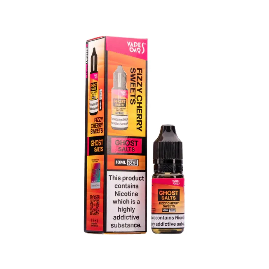 Vapes Bars Ghost Salts Fizzy Cherry Sweets Nic Salt E-liquid