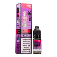 A 10ml bottle of Ghost Nic Salts in Vimbull Ice, designed for a smooth and satisfying nicotine salt vaping experience.