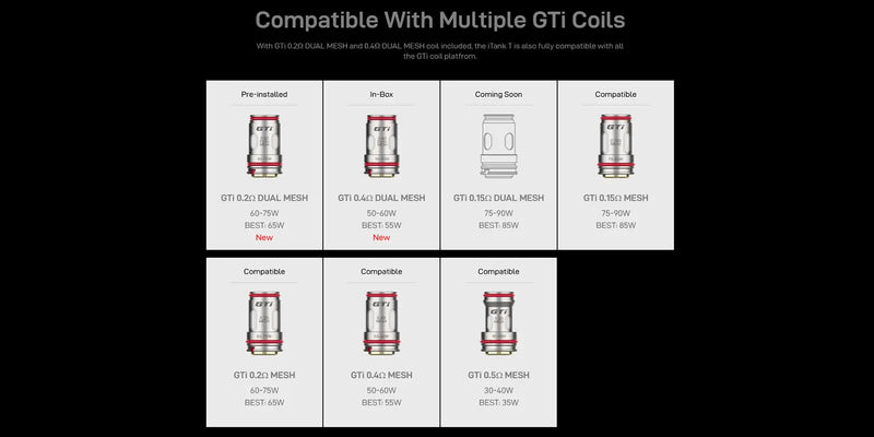 GTi Coils & Tank Technology