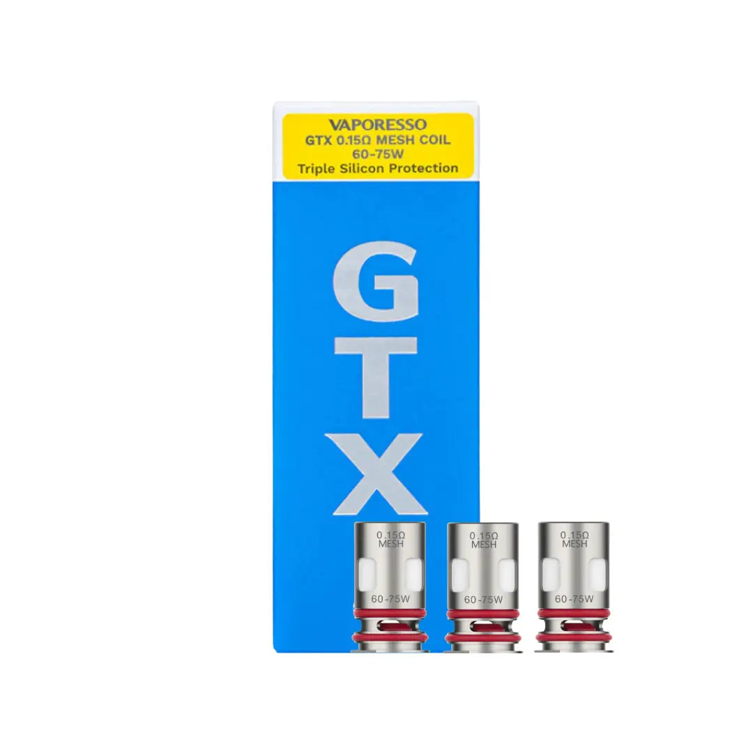 Vaporesso GTX Coils 5pcs | 0.15 to 1.2 ohm Mesh | Ecigone Vaporesso GTX Coils 5pcs | 0.15 to 1.2 ohm Mesh | Ecigone