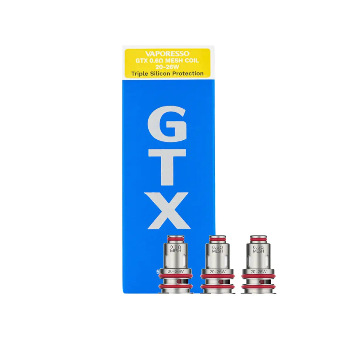 Vaporesso GTX 0.6ohm Mesh Replacement Coils (5 Pack) - For Luxe XR Max / X  Pro