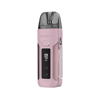 Vaporesso Luxe X Pro vape kit in pink with a digital display.