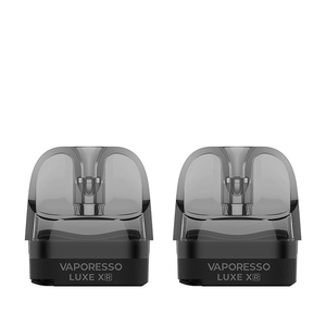 Two Vaporesso Luxe XR replacement pods on a white background.
