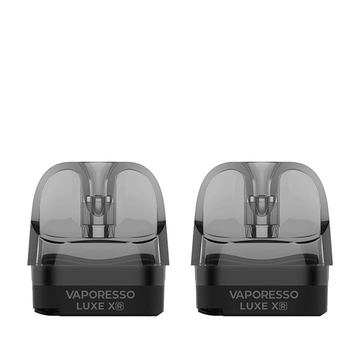 Two Vaporesso Luxe XR replacement pods on a white background.