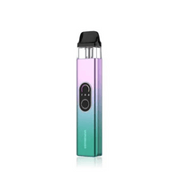 Vaporesso XROS 4 Pod Kit in pink mint gradient, showcasing sleek design and compact build.