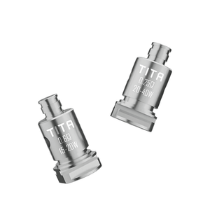 Two Veepon Tita AIO replacement coils with resistance details in silver.