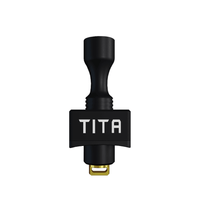 Black Veepon Tita X RBA vape accessory with "TITA" text on the front.