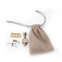 Vape accessories set with pouch, coils, and connectors displayed neatly.