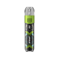 Voopoo Argus P1S Pod Kit in green and black with a sleek, modern design.