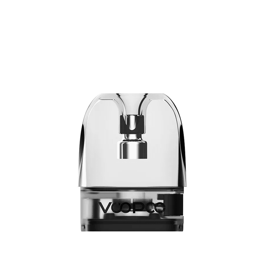 VooPoo Argus replacement empty pod, transparent design, shown on a white background.