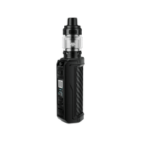 Voopoo Argus XT 100W kit with Uforce L tank, black, standing upright on a white background.