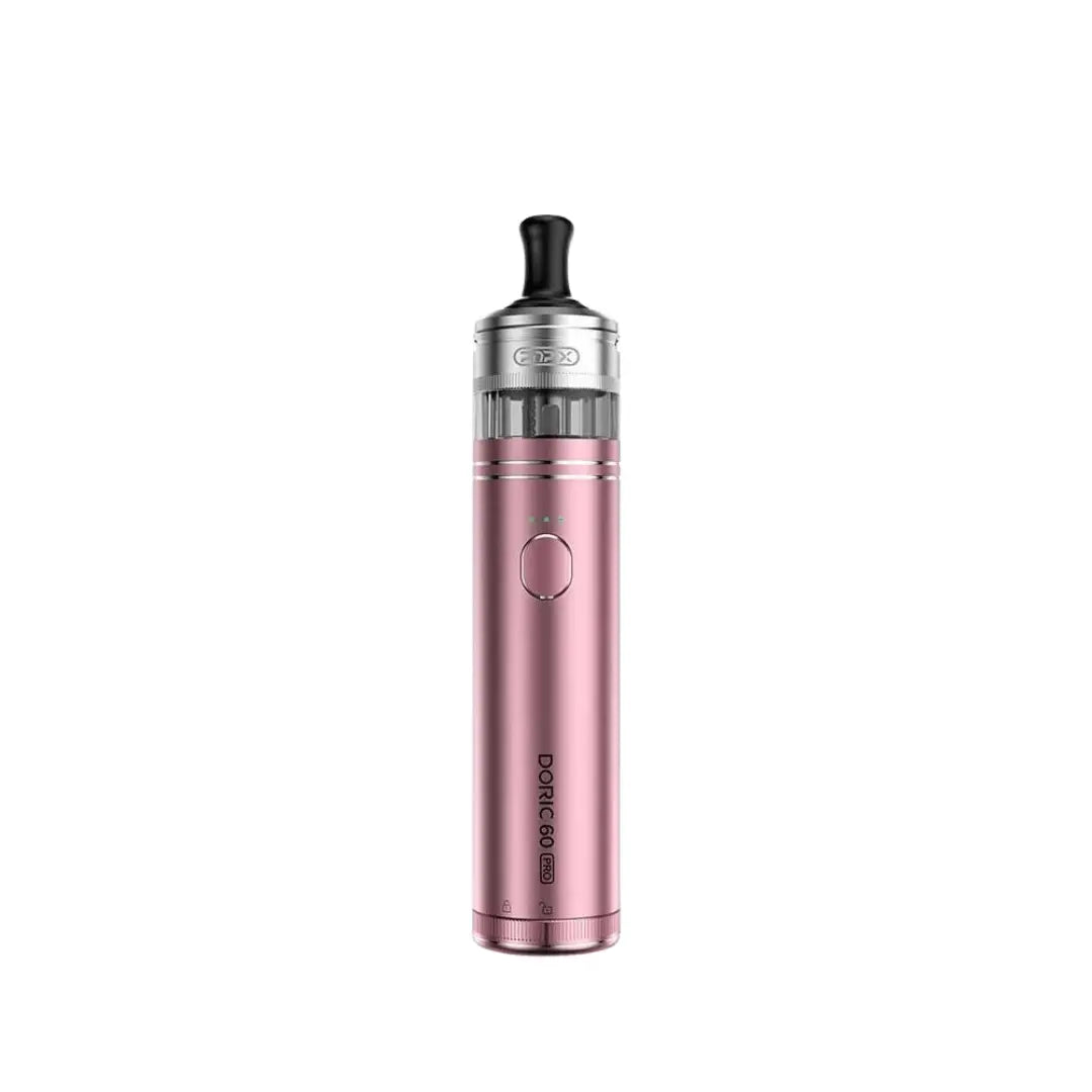 Voopoo Doric 60 Pro Pod Vape Kit in glow pink, sleek and modern design.