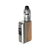 VooPoo Drag 4 Box Mod Kit with wood panel and digital display.