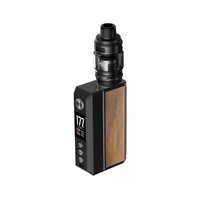 Voopoo Drag 4 Box Mod Kit with wood panel and digital display.