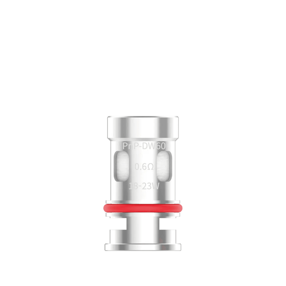 VooPoo PnP coil head with red O-ring, 0.6 ohm resistance.