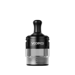 Three Voopoo PnP-X MTL replacement pods in black and silver.