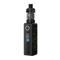 Voopoo Vinci Spark 100 vape kit in Black colour, featuring a compact LED-lit design, a digital display with Voopoo Uforce-X Nano Tank in Black