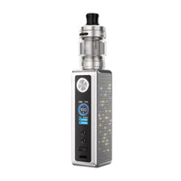 Voopoo Vinci Spark 100 vape kit in Silver colour, featuring a compact LED-lit design, a digital display with Voopoo Uforce-X Nano Tank in Stainless Steel