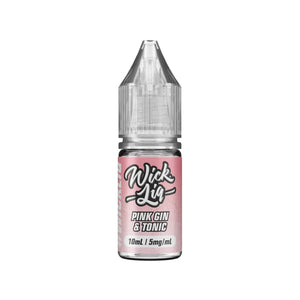 Wick Liq 10ml Nic Salt E-liquid in Pink Gin and Tonic Flavour