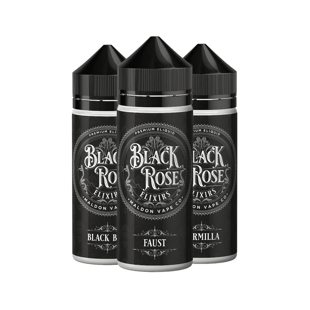 Wick Liquor Black Rose Elixirs 100ml Shortfill - Shortfill - Ecigone Vape Shop UK