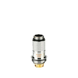 Wismec WL01 vape coils and box with metallic finish and gold-plated connectors, displayed side by side