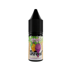 Unreal3 Propical Mango & Passionfruit Flavour 10ml Nic Salt perfect for Refillable Vape Kits