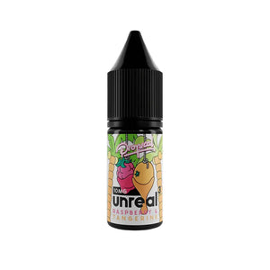 Unreal3 Propical Raspberry & Tangerine Flavour 10ml Nic Salt perfect for Refillable Vape Kits