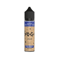 Yogi Blueberry Granola Bar e-liquid bottle with a black cap and brown label.