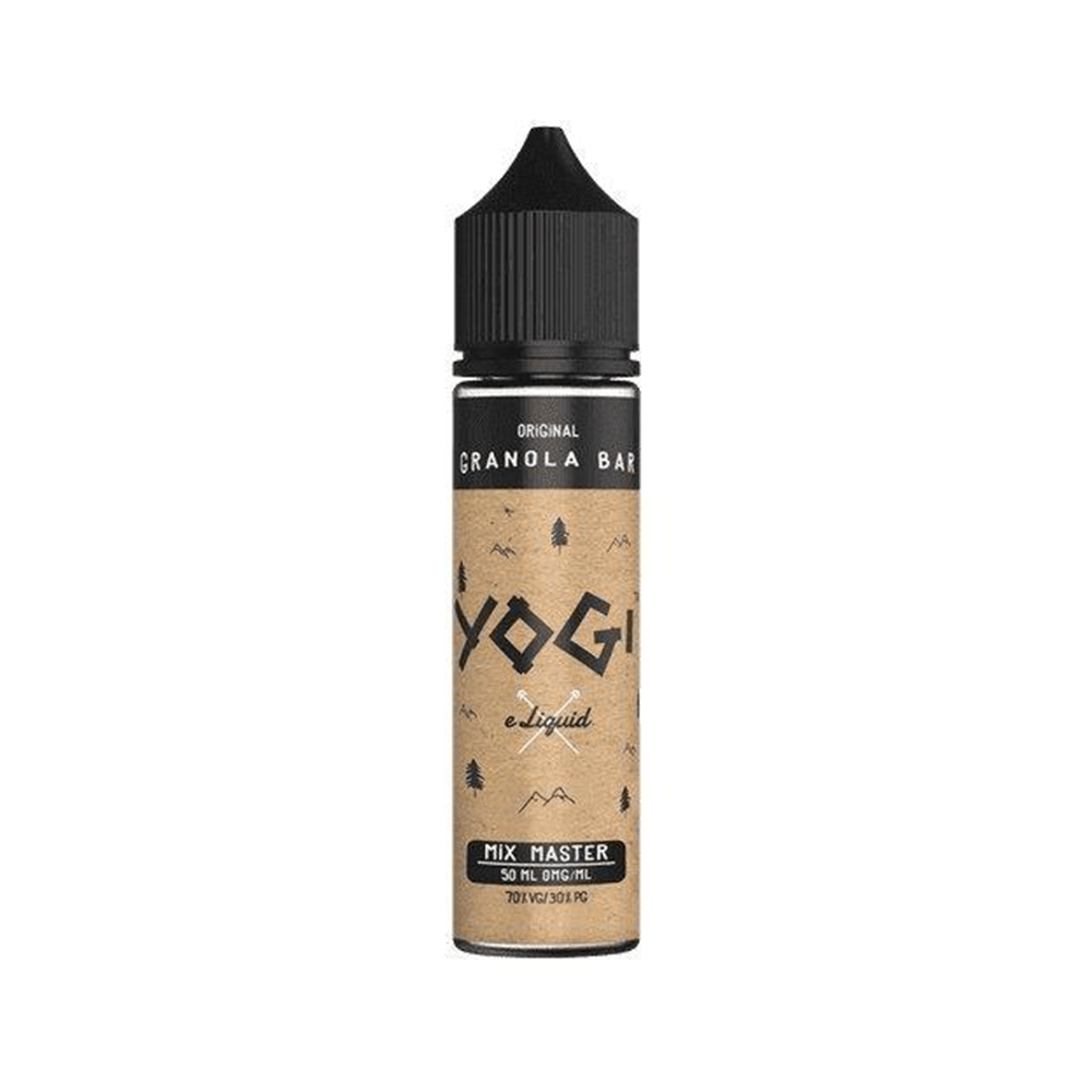 Yogi Original Granola Bar 50ml Shortfill e-liquid bottle with black cap and brown label.