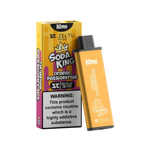 Zeltu X3 prefilled pod Soda King Orange Passionfruit 10mg