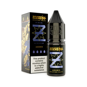 Zeus Juice 10ml Nic Salt Adonis Flavour perfect for Pod Vape Kits