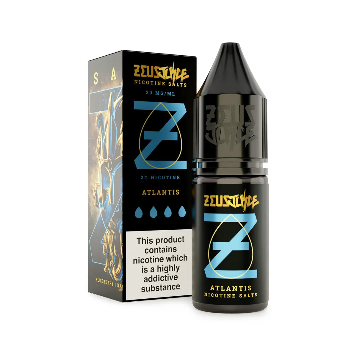 Zeus Juice Atlantis 10ml Nic Salt E-liquid | Ecigone UK