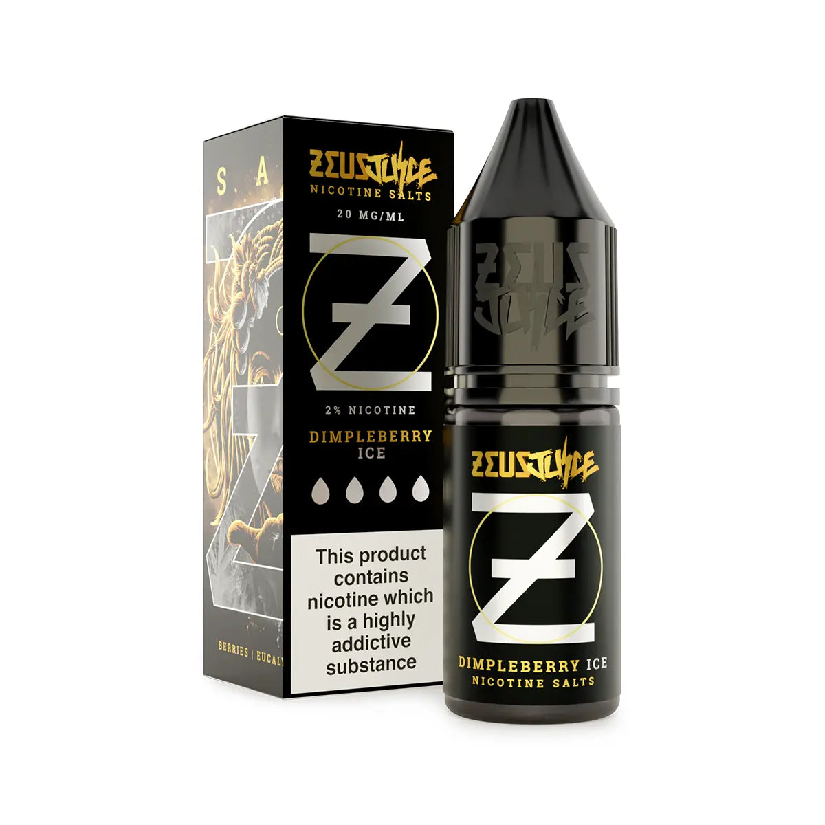 dimpleberry vape juice Zeus Juice Dimpleberry Ice 10ml Nic Salt E-liquid